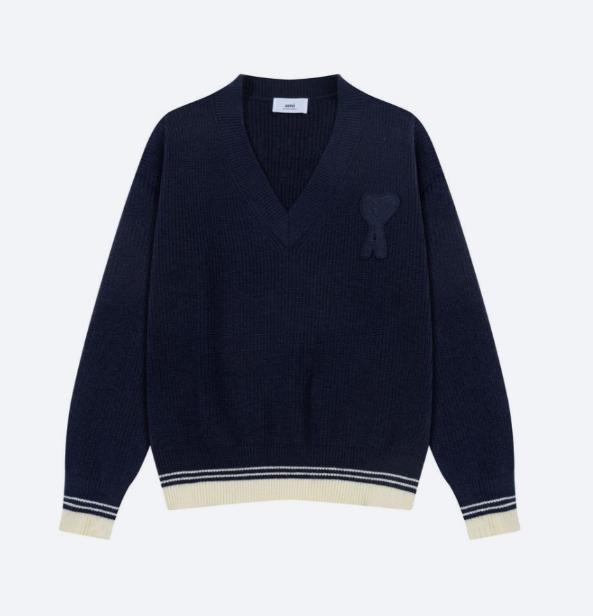 Pull AMI Paris à Col V