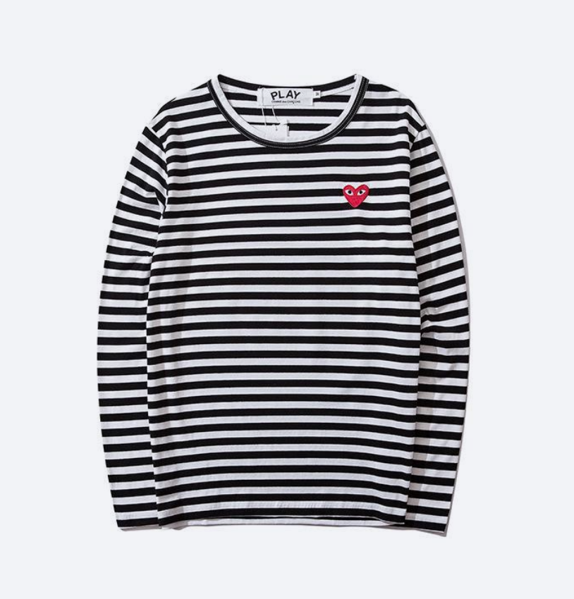 T-shirt Rayé Comme des Garçons