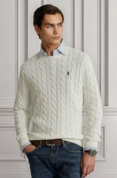 Pull Ralph Lauren en Maille Torsadée